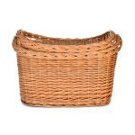 Cesta intrecciata per legna - immagine 3